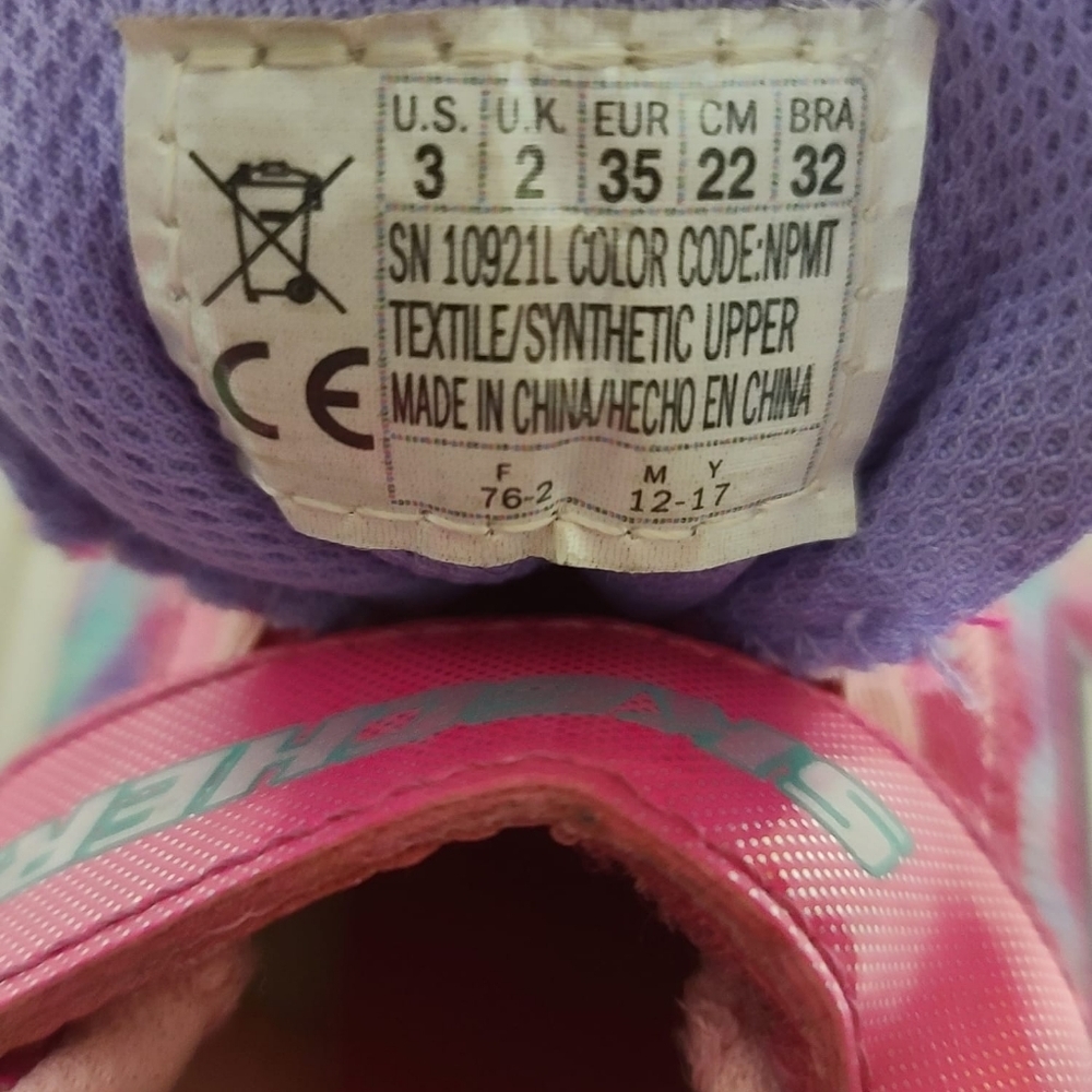 Skechers Kids' Litebeams-Dance Nglow sz 3 - Picture 11 of 11